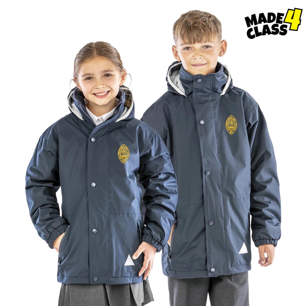 Alloway Primary Fleece Lined Storm Jacket - Navy