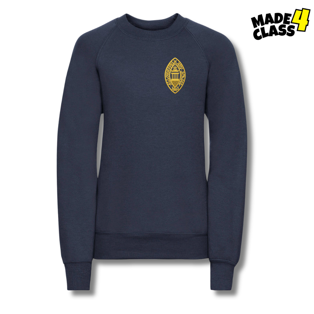 Alloway Primary Russell Raglan Sweatshirt - Navy