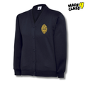 Alloway Primary UNEEK Classic School Cardigan Sweatshirt - Navy