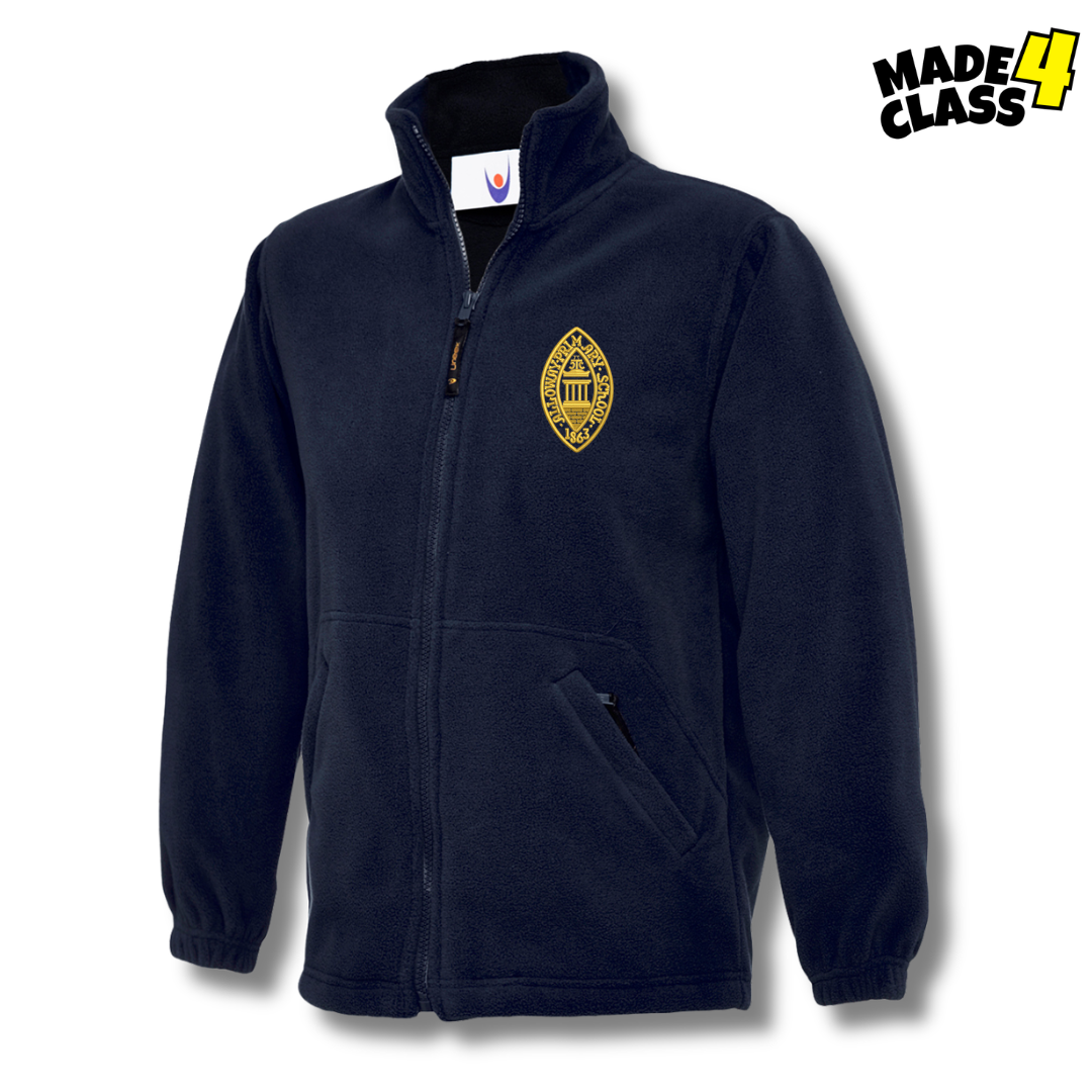 Alloway Primary UNEEK Classic School Fleece Jacket - Navy