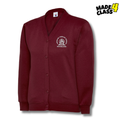 Annbank Primary UNEEK Classic School Cardigan Sweatshirt - Maroon