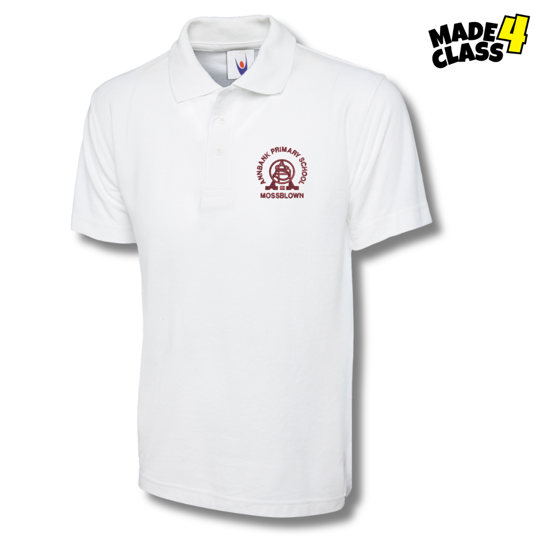 Annbank Primary UNEEK Classic Polo - White