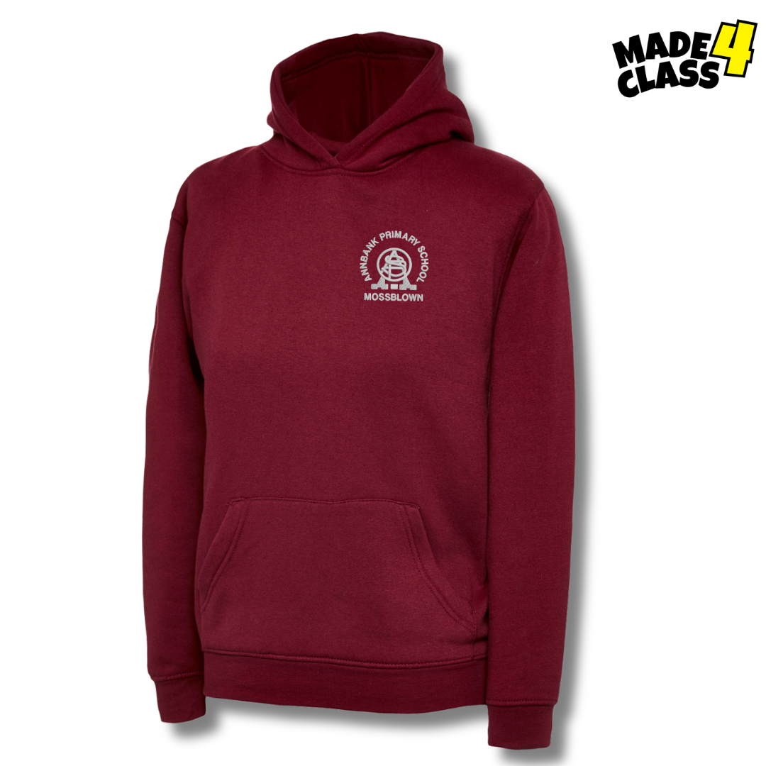Annbank Primary UNEEK Classic School Hoodie - Maroon