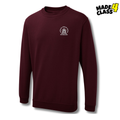 Annbank Primary UX Classic School Sweatshirt - Maroon