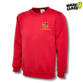 Ayr Grammar School UX Classic School Sweatshirt - Red