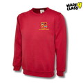 Ayr Grammar School UNEEK Classic School Sweatshirt - Red