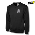 Braehead Primary UNEEK Classic School V-Neck Sweatshirt - Black