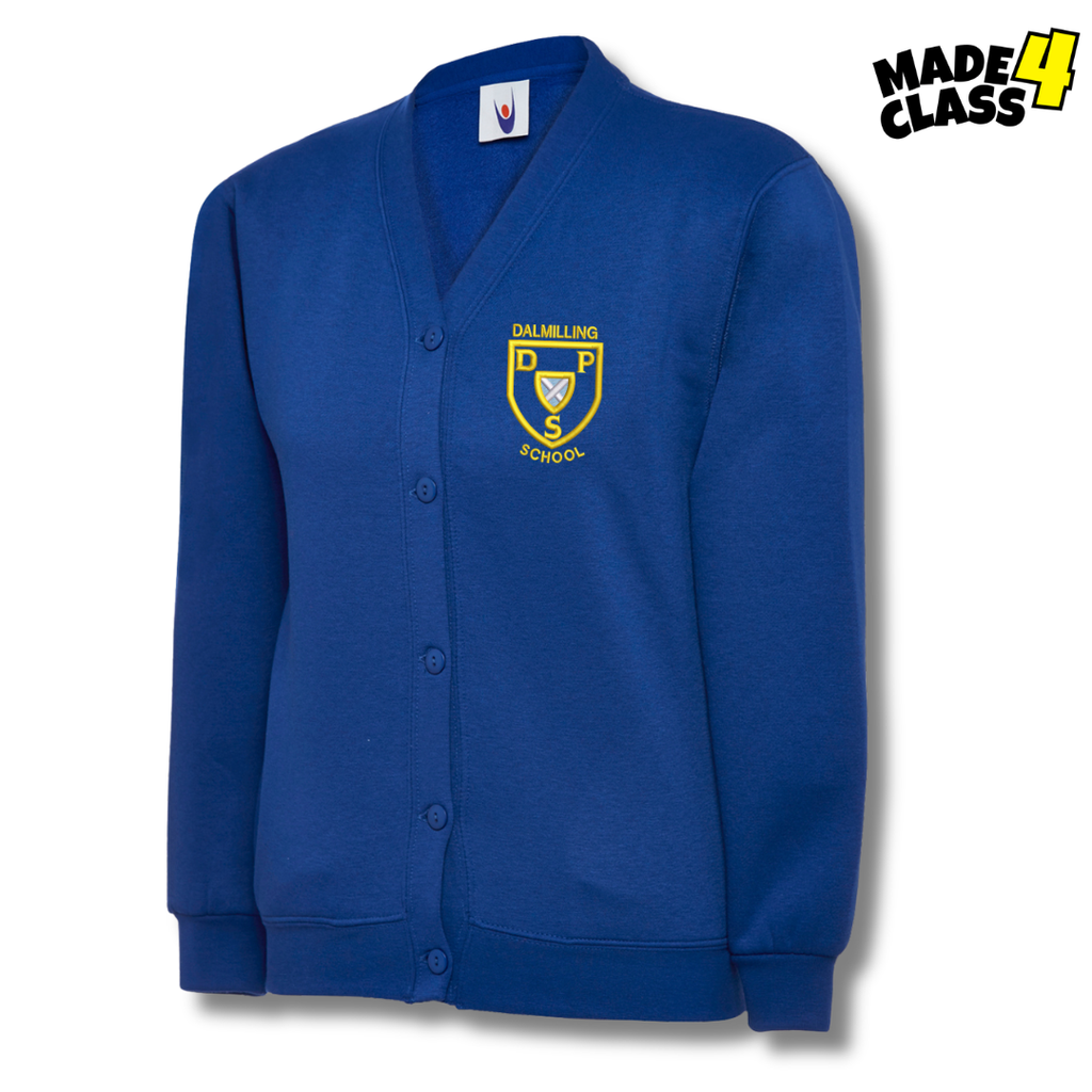 Dalmilling Primary UNEEK Classic School Cardigan Sweatshirt - Royal