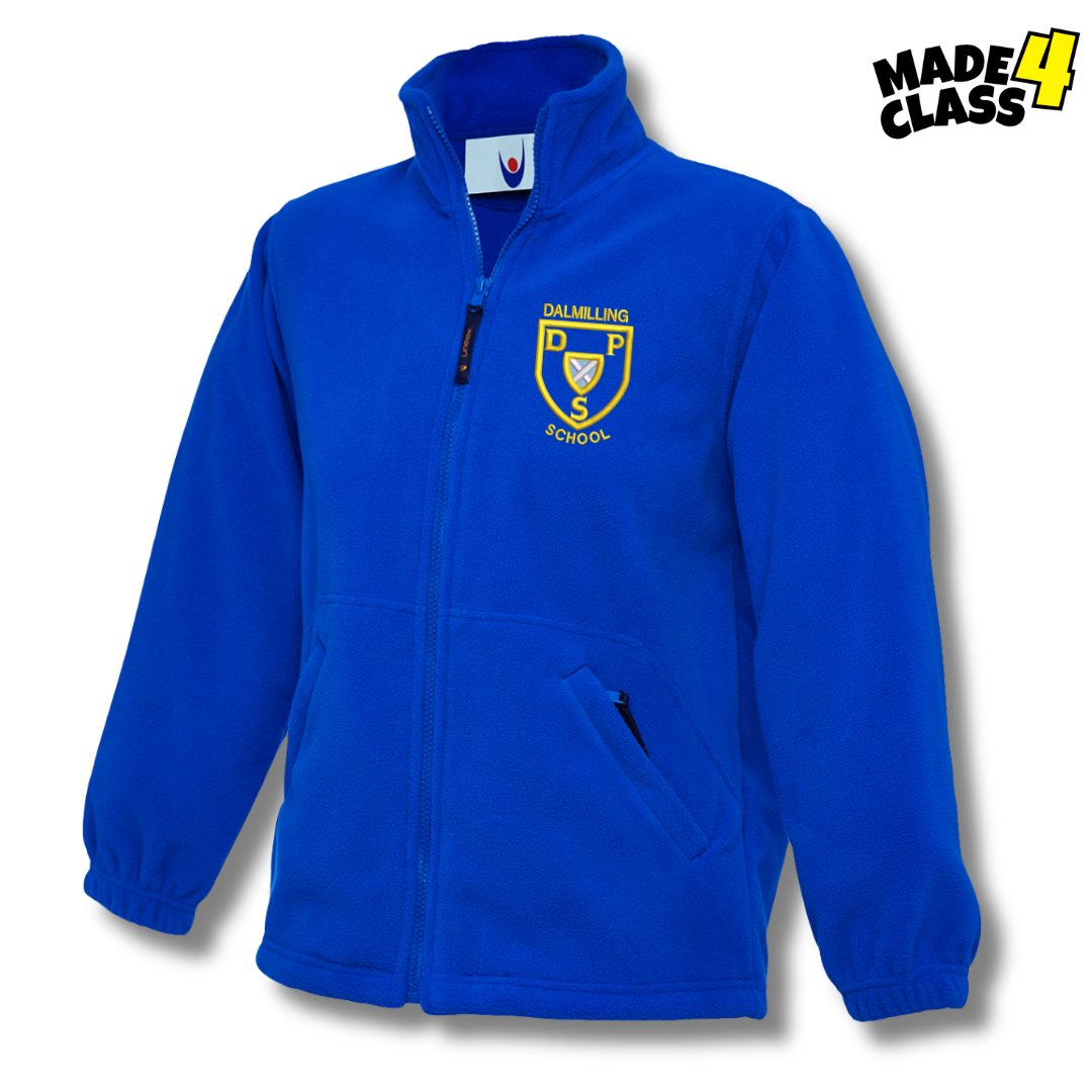 Dalmilling Primary UNEEK Classic School Fleece Jacket - Royal