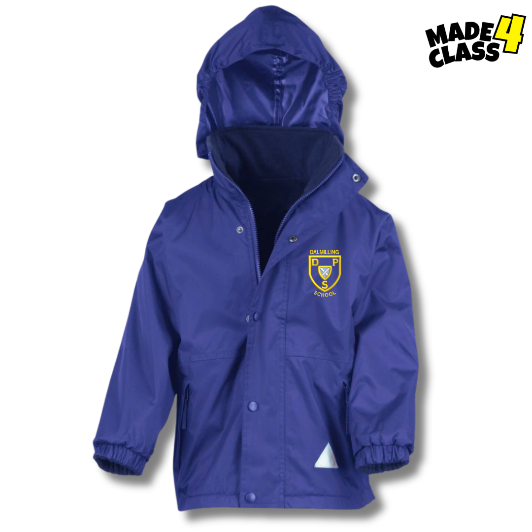 Dalmilling Primary Fleece Lined Storm Jacket - Royal