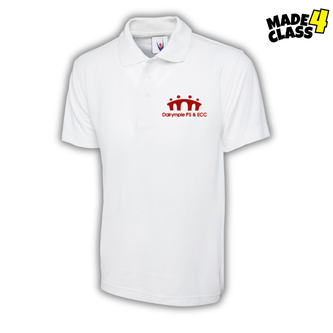 Dalrymple Primary School UNEEK Classic Polo - White
