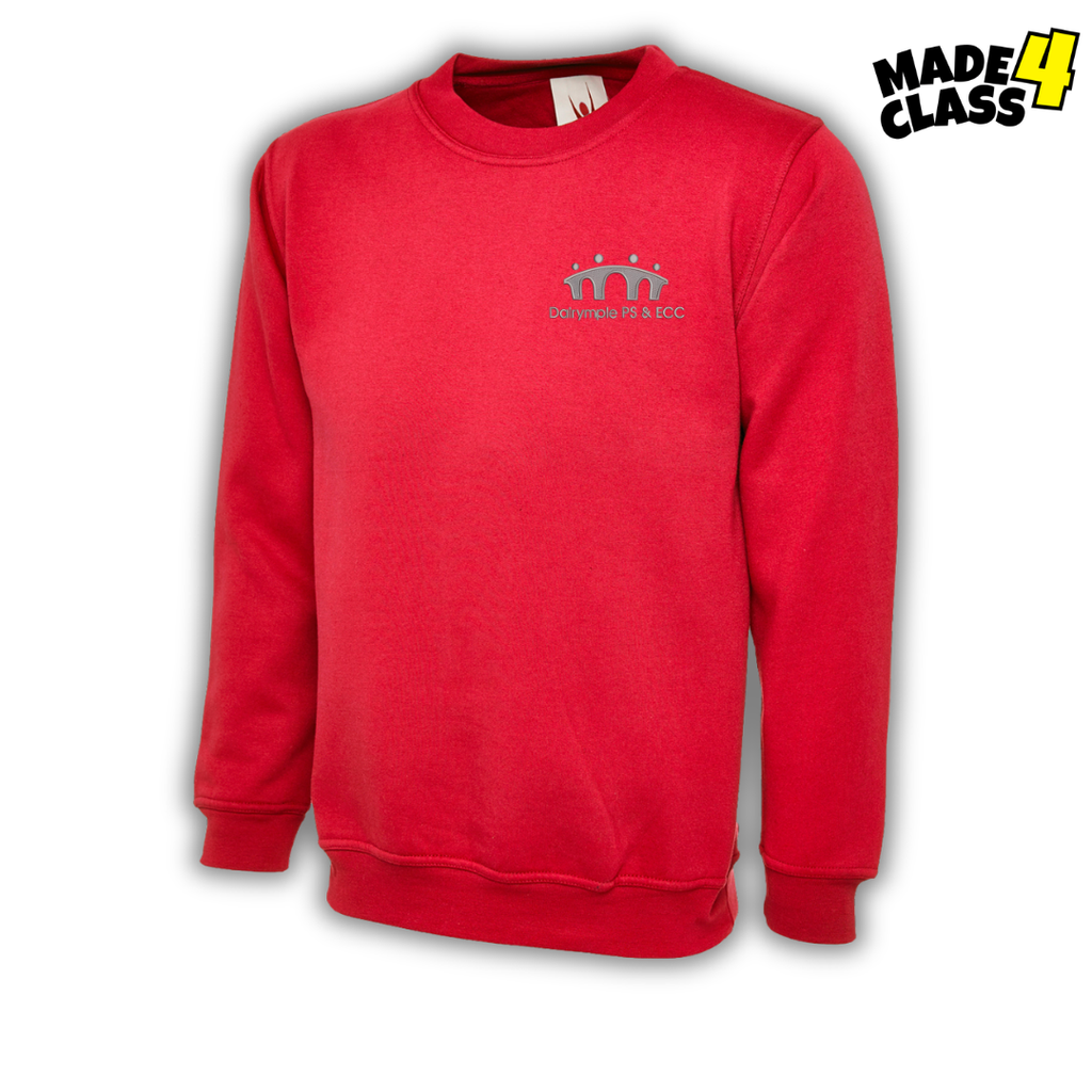 Dalrymple Primary School UX Classic School Sweatshirt - Red