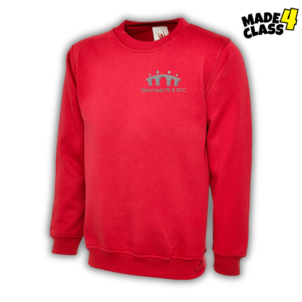 Dalrymple Primary School UNEEK Classic School Sweatshirt - Red
