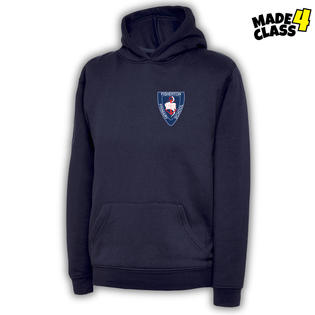 Fisherton Primary UNEEK Classic School Hoodie - Navy