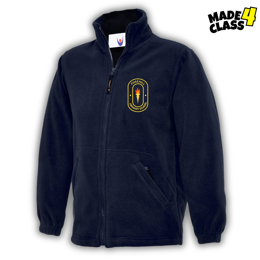 Forehill Primary UNEEK Classic School Fleece Jacket - Navy