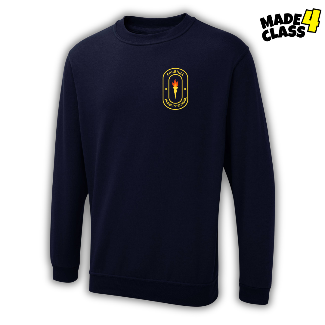 Forehill Primary UX Classic School Sweatshirt - Navy