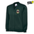 Girvan Primary UNEEK Classic School Cardigan Sweatshirt - Bottle