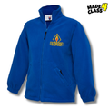 Glenburn Primary UNEEK Classic School Fleece Jacket - Royal