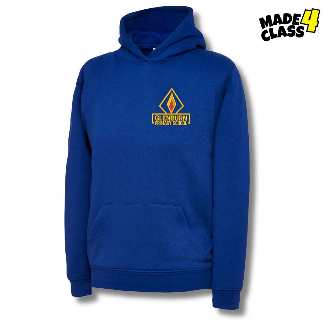 Glenburn Primary UNEEK Classic School Hoodie - Royal