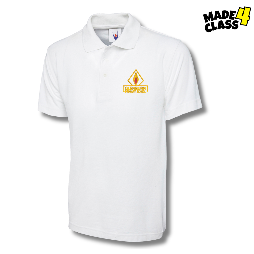 Glenburn Primary UNEEK Classic Polo - White