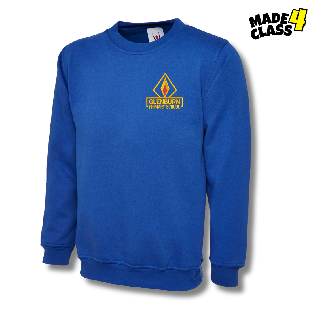 Glenburn Primary UNEEK Classic School Sweatshirt - Royal