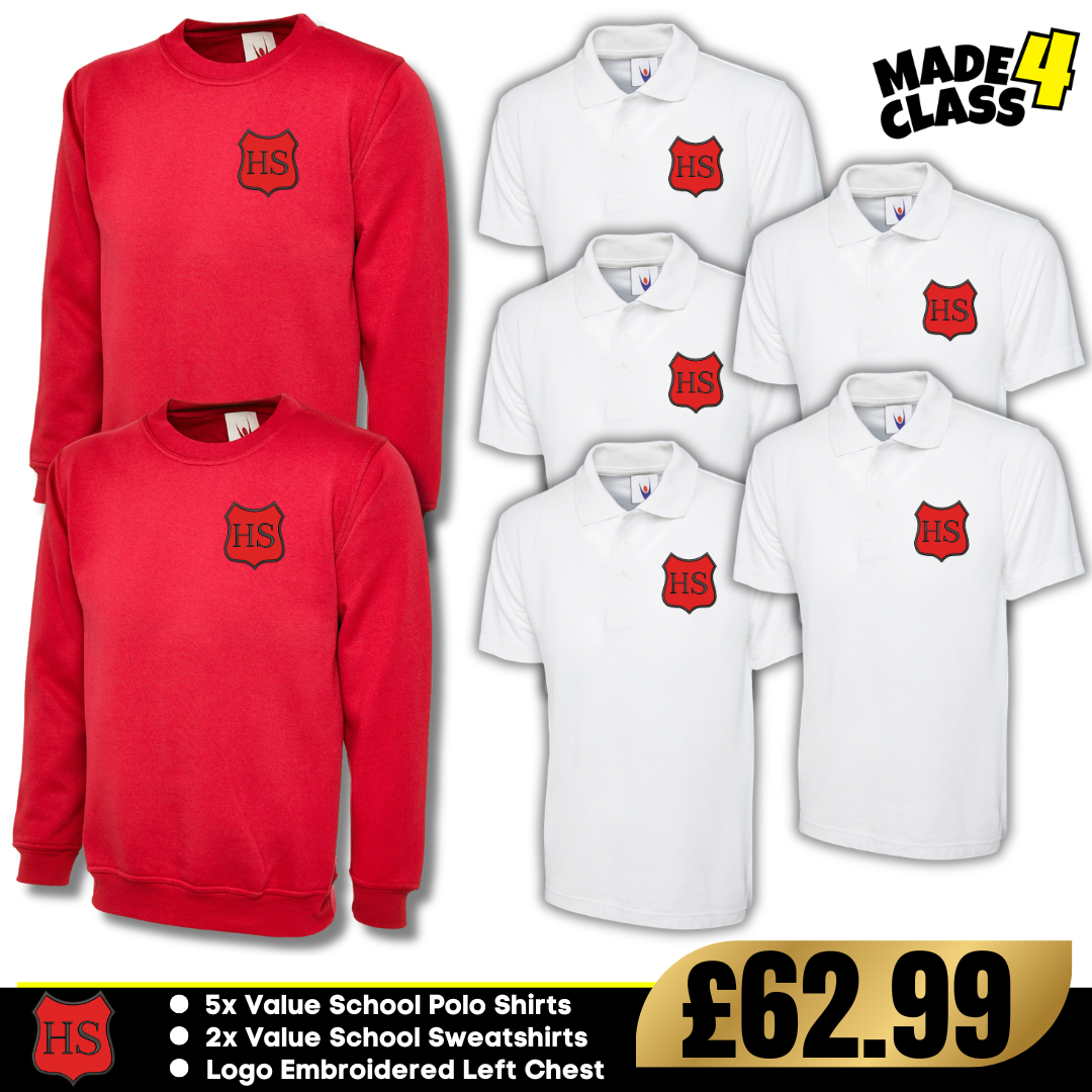 Heathfield Primary School Uneek Value Schoolwear Bundle