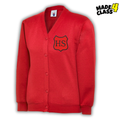 Heathfield Primary School UNEEK Classic School Cardigan Sweatshirt - Red