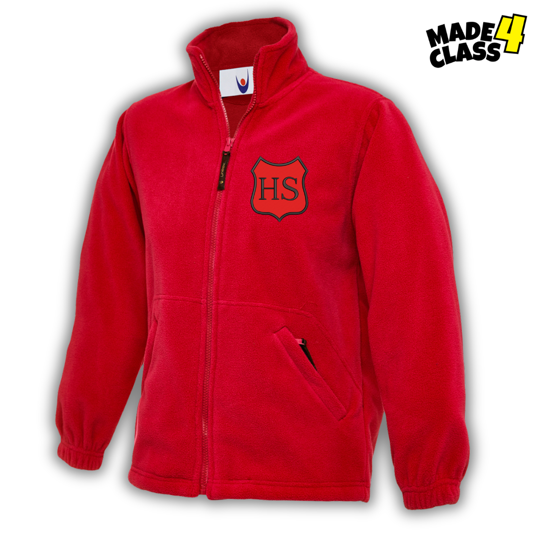 Heathfield Primary School UNEEK Classic School Fleece Jacket - Red