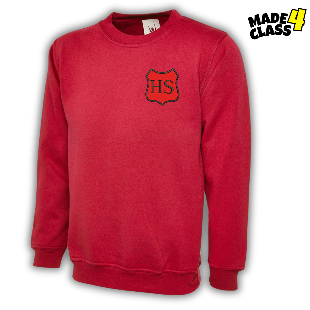 Heathfield Primary School UNEEK Classic School Sweatshirt - Red