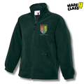 Holmston Primary UNEEK Classic School Fleece Jacket - Bottle