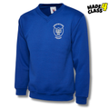 Kirkmichael Primary UNEEK Classic School V-Neck Sweatshirt - Royal