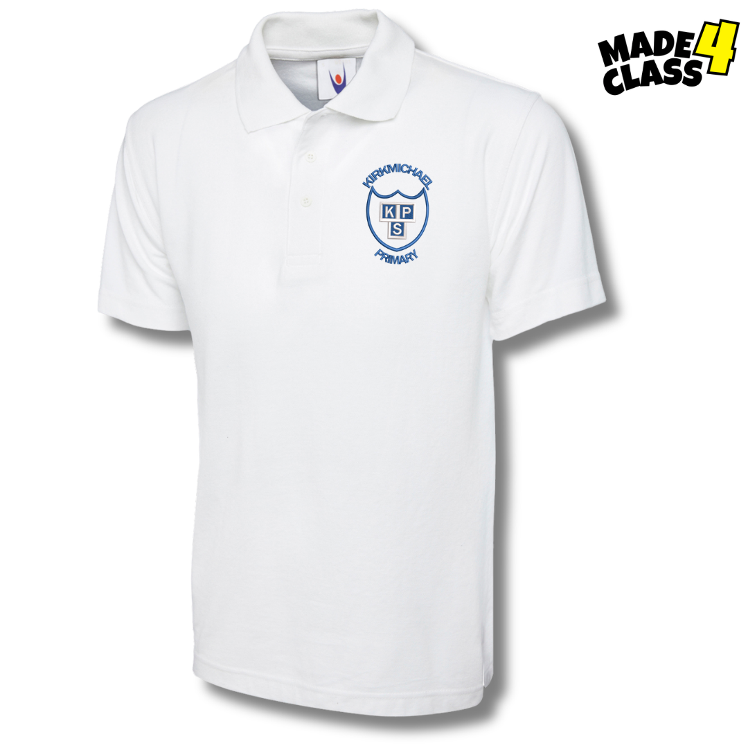 Kirkmichael Primary UNEEK Classic Polo - White