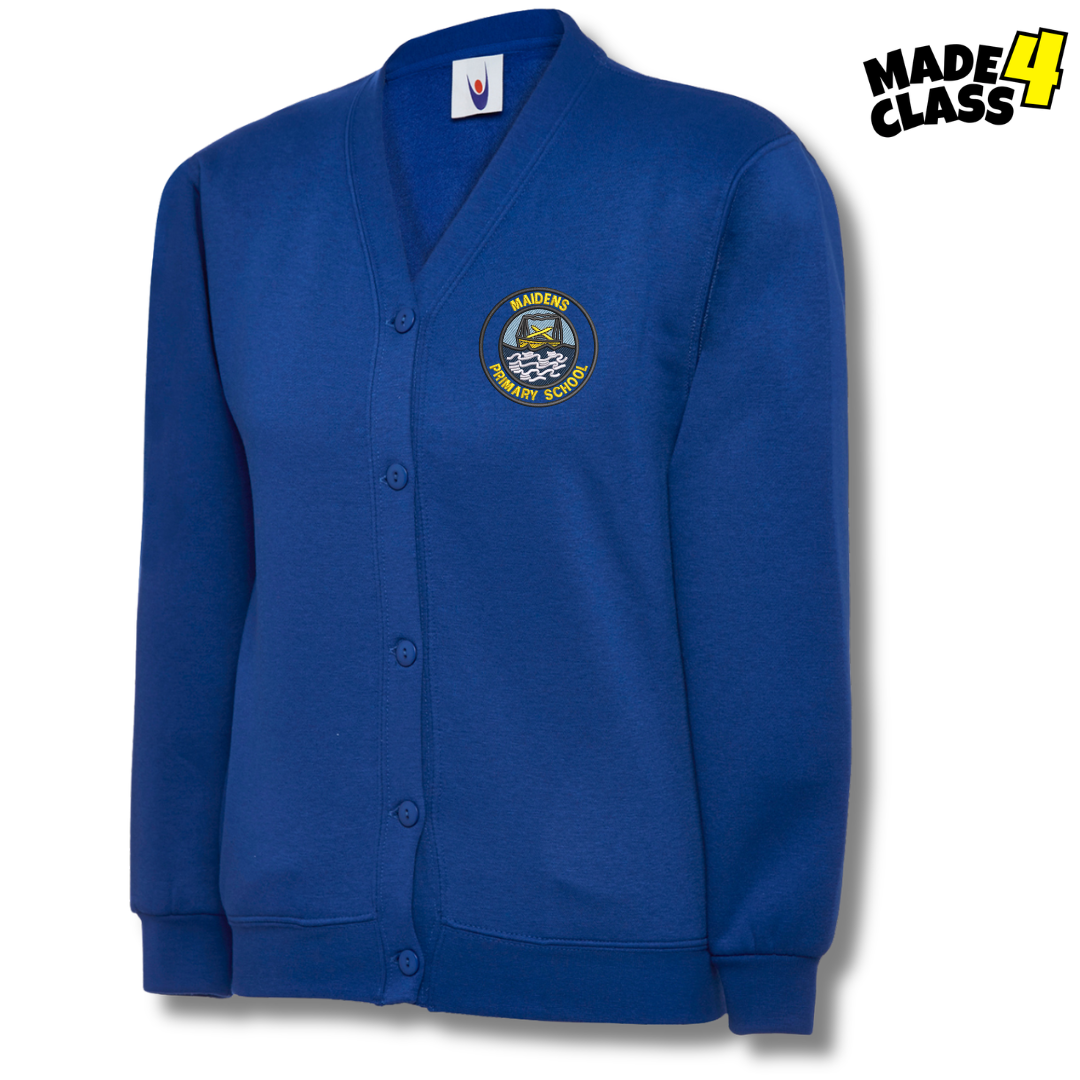 Maidens Primary UNEEK Classic School Cardigan Sweatshirt - Royal