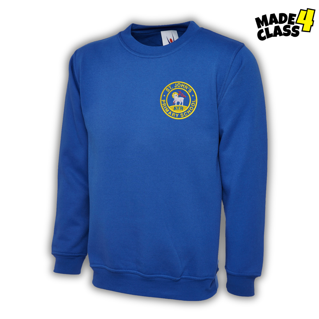 St John's Primary UNEEK Classic School Sweatshirt - Royal
