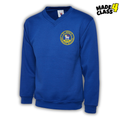 St John's Primary UNEEK Classic School V-Neck Sweatshirt - Royal