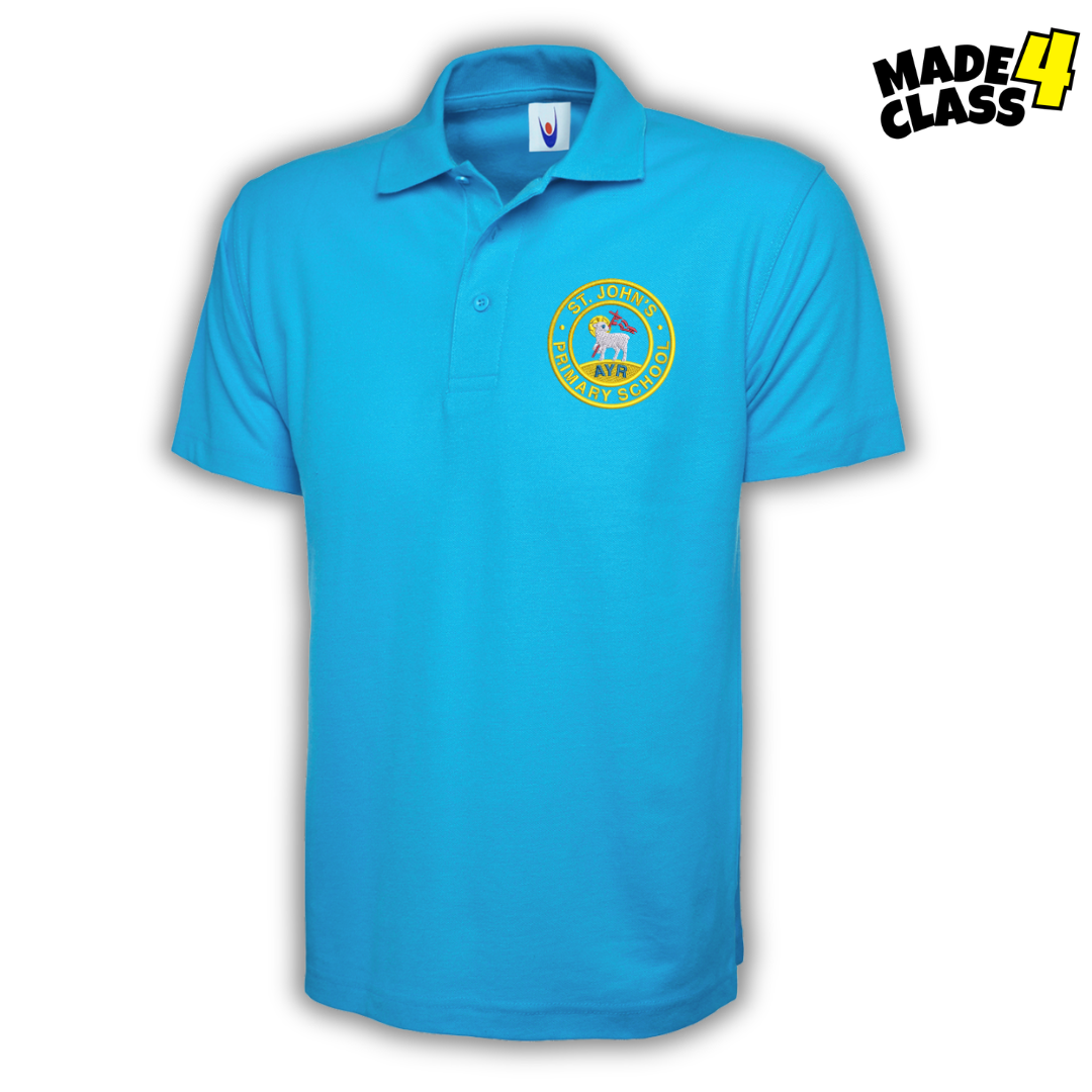 St Johns Primary UNEEK Classic Polo - Sky