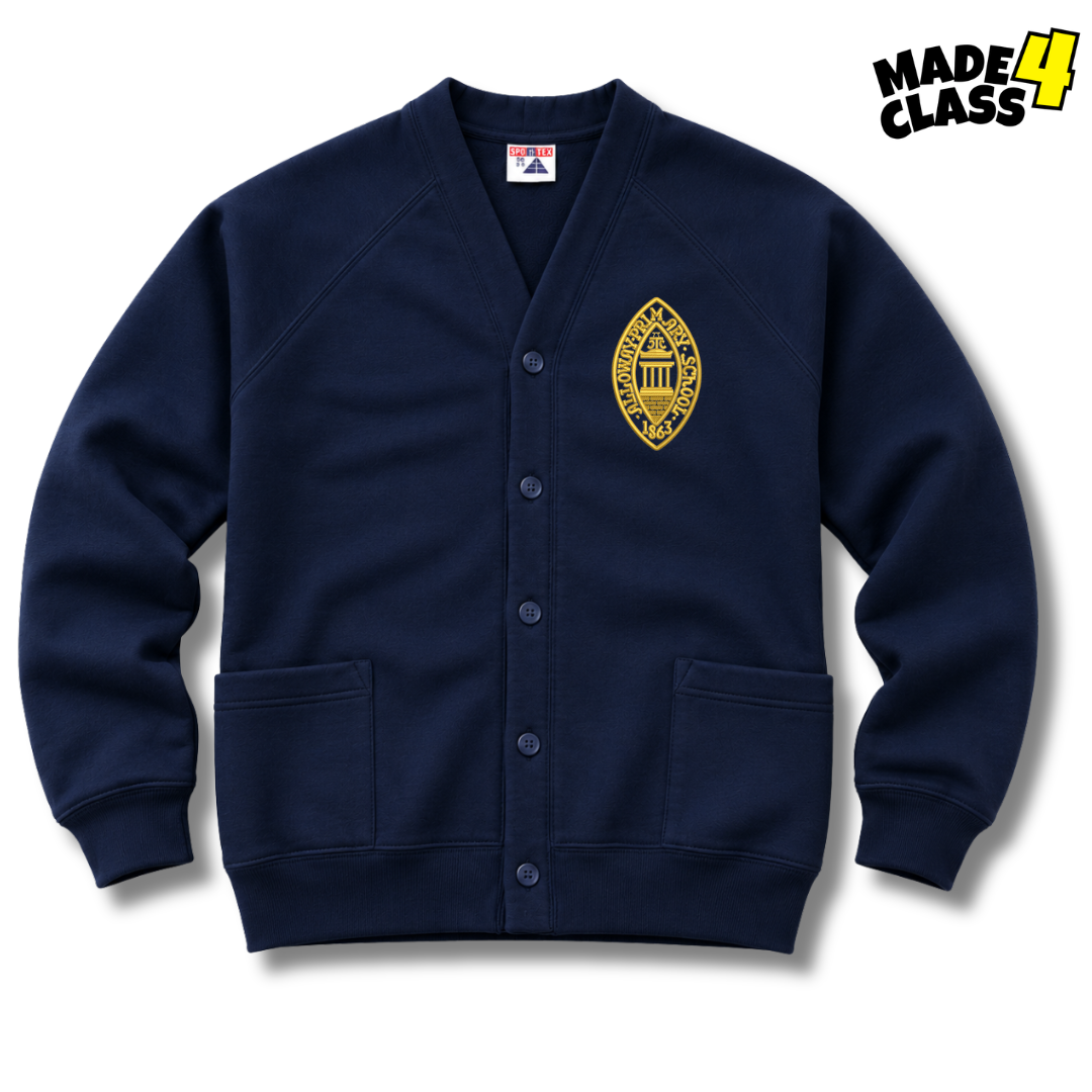 Alloway Primary Sportex Cardigan - Navy