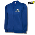 Newton Primary UNEEK Classic School Cardigan Sweatshirt - Royal