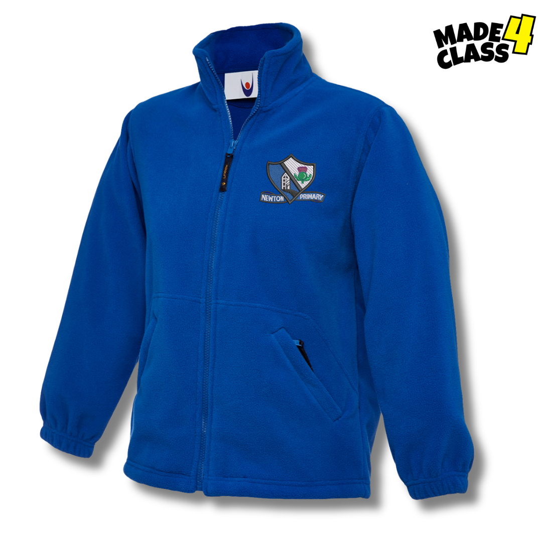 Newton Primary UNEEK Classic School Fleece Jacket - Royal