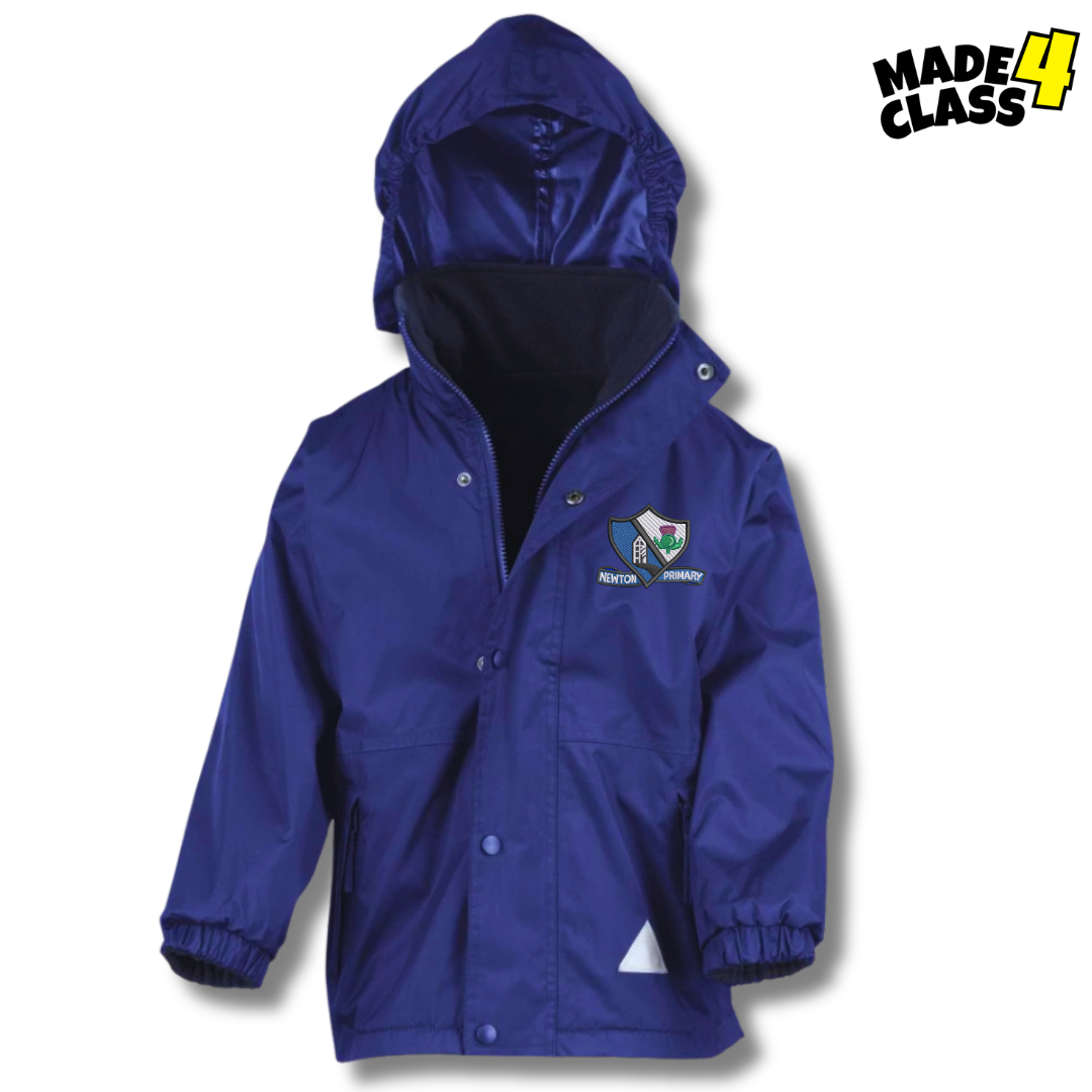 Newton Primary Fleece Lined Storm Jacket - Royal