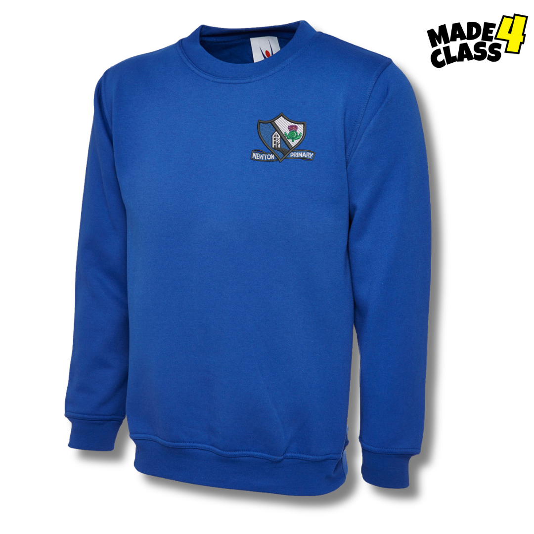 Newton Primary UNEEK Classic School Sweatshirt - Royal