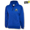 Newton Primary UNEEK Classic School Zip Up Hoodie - Royal