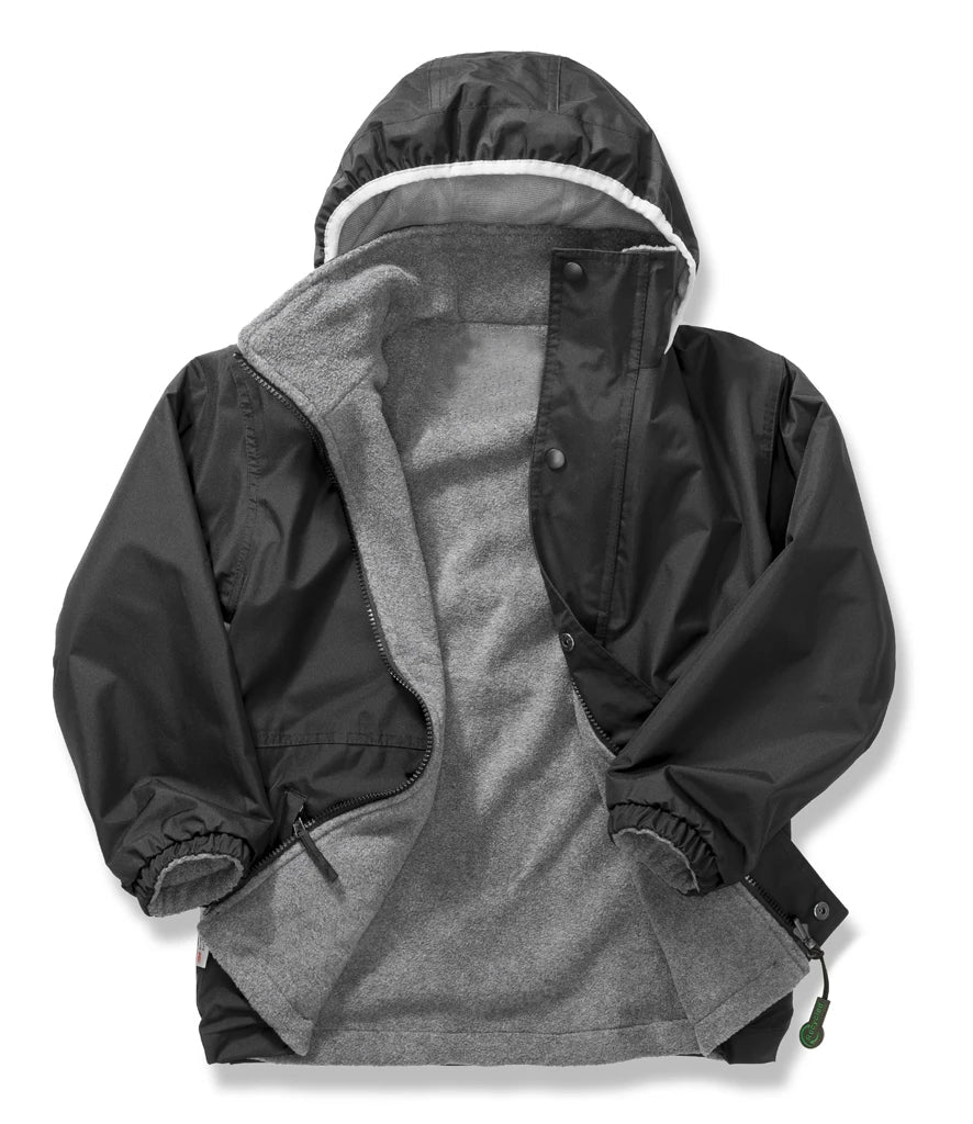 Braehead Primary Fleece Lined Storm Jacket - Black