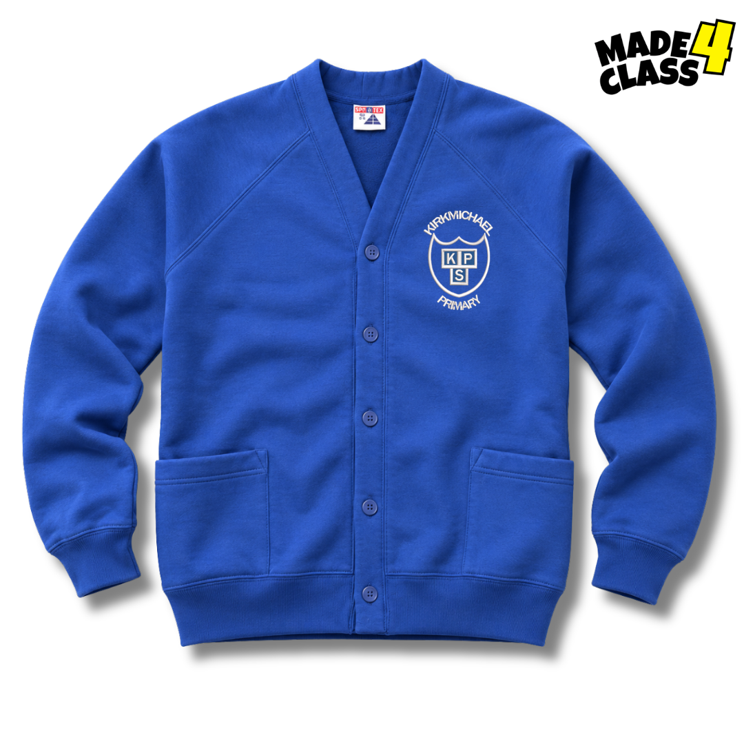 Kirkmichael Primary Sportex Cardigan - Royal