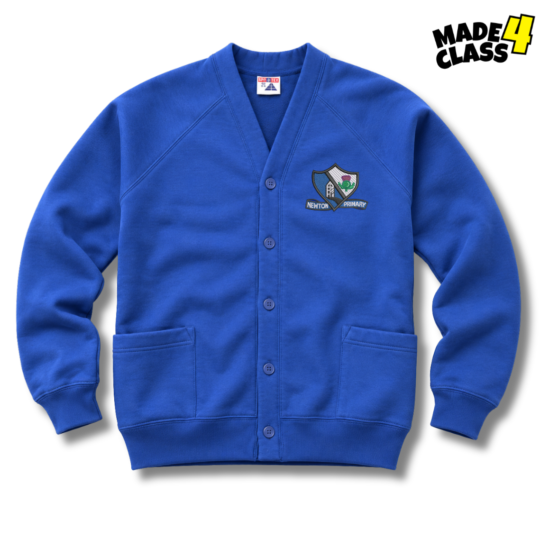 Newton Primary Sportex Cardigan - Royal