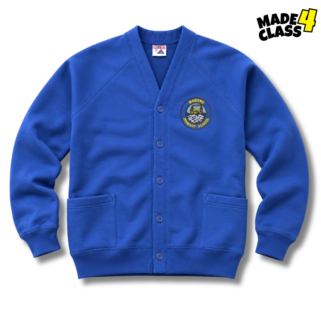 Maidens Primary Sportex Cardigan - Royal