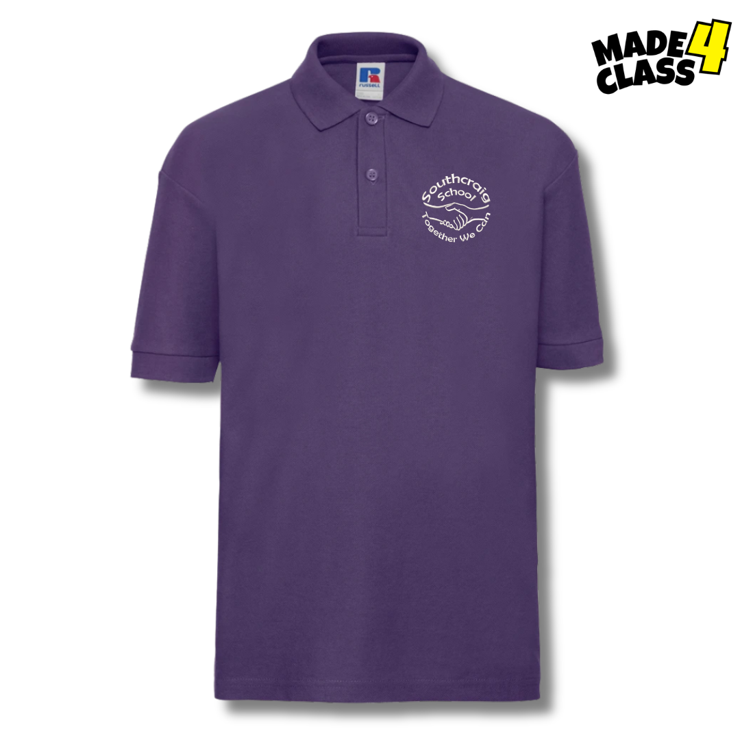 Southcraig School Russell Pique Polo