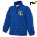 St John's Primary UNEEK Classic School Fleece Jacket - Royal