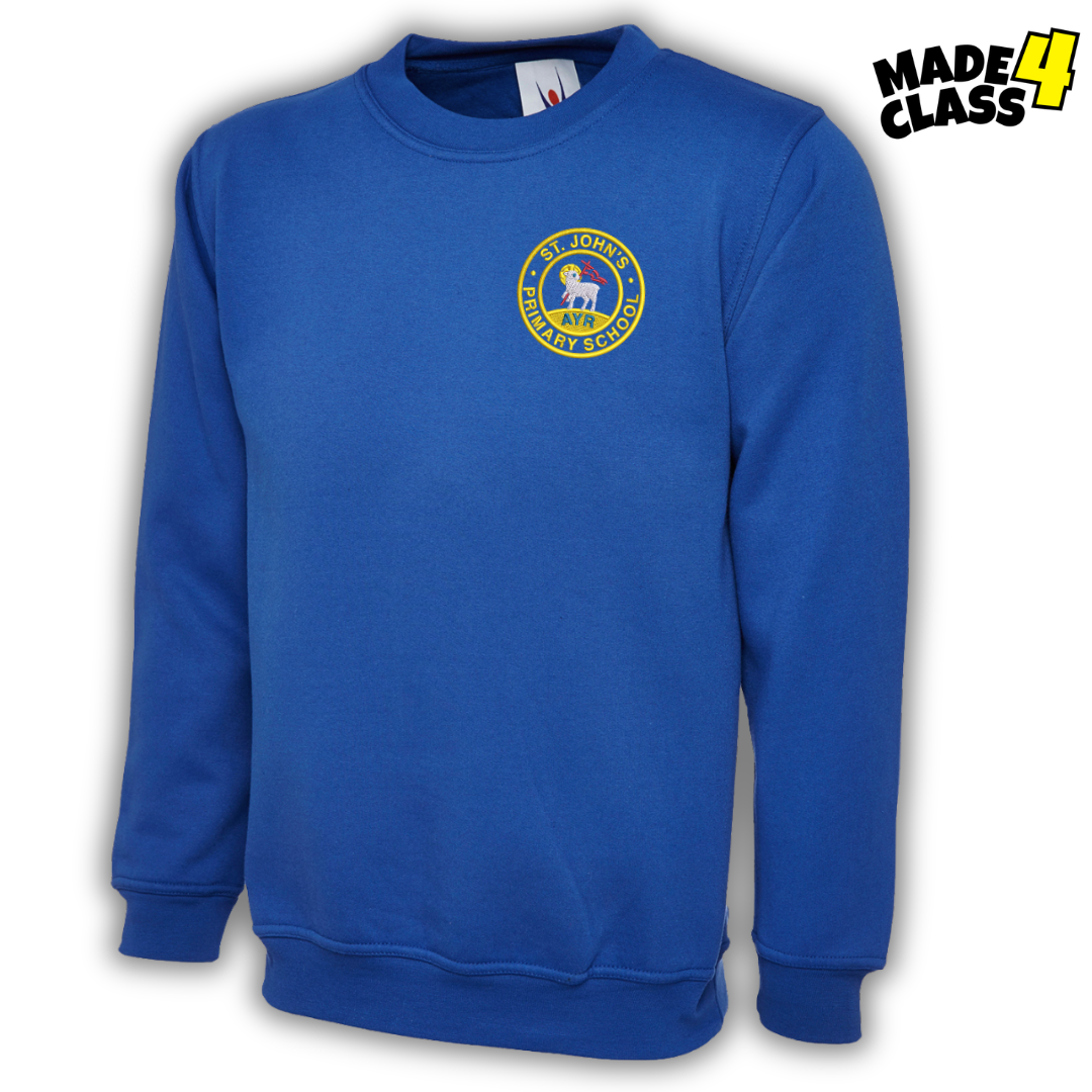 St John's Primary UX Classic School Sweatshirt - Royal