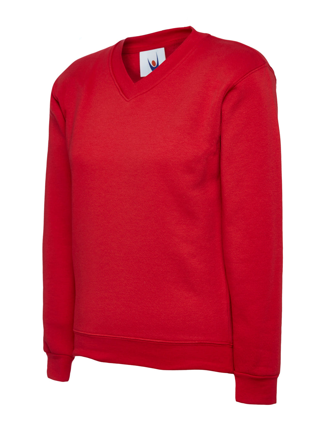 Ayr Grammar School UNEEK Classic School V-Neck Sweatshirt - Red